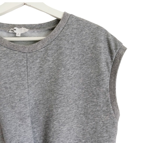 Revolve by the way. Hannah Twist Front Short Sleeve Top Heather Grey Medium Cute - Picture 7 of 11